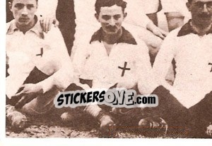Sticker Rossonero che pareggia a Genova (Puzzle) - Milan Nella Storia Dal 1899 Al 1930 n. 161 - Masters Edizioni