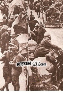 Sticker La disfatta di Caporetto (Puzzle) - Milan Nella Storia Dal 1899 Al 1930 n. 184 - Masters Edizioni