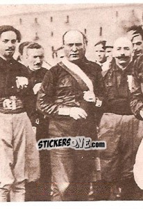 Sticker La marcia su Roma fascisti guidati da Mussolini (Puzzle) - Milan Nella Storia Dal 1899 Al 1930 n. 210 - Masters Edizioni
