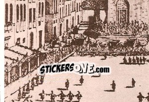 Sticker Piazza Santa Croce (Puzzle) - Milan Nella Storia Dal 1899 Al 1930 n. 42 - Masters Edizioni