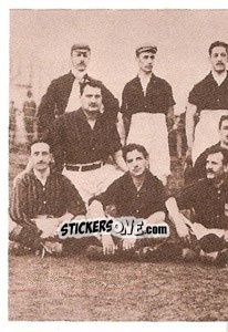 Sticker Formazione 1908 (Puzzle) - Milan Nella Storia Dal 1899 Al 1930 n. 76 - Masters Edizioni