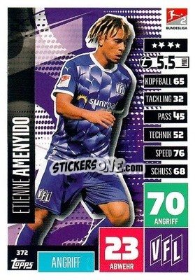 Cromo Etienne Amenyido - German Football Bundesliga 2020-2021. Match Attax - Topps