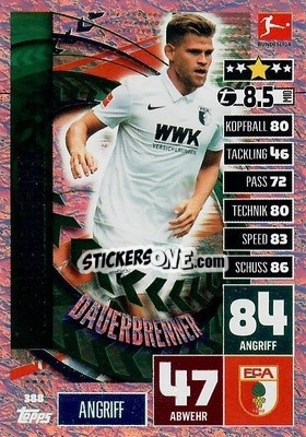 Sticker Florian Niederlechner - German Football Bundesliga 2020-2021. Match Attax - Topps