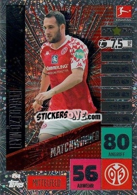 Sticker Levin Öztunali - German Football Bundesliga 2020-2021. Match Attax - Topps