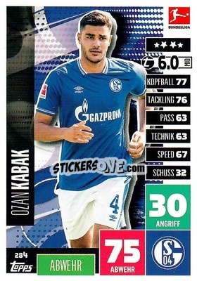 Sticker Ozan Kabak - German Football Bundesliga 2020-2021. Match Attax - Topps