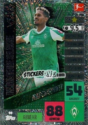 Figurina Theodor Gebre Selassie - German Football Bundesliga 2020-2021. Match Attax - Topps