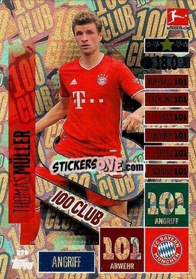 Cromo Thomas Müller - German Football Bundesliga 2020-2021. Match Attax - Topps