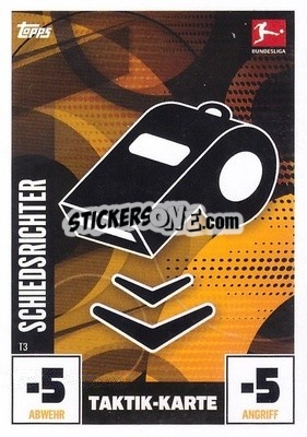 Sticker Schiedsrichter - German Football Bundesliga 2020-2021. Match Attax - Topps