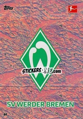 Sticker Clubkarte - German Football Bundesliga 2020-2021. Match Attax - Topps