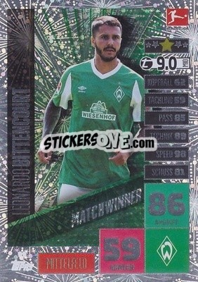 Sticker Leonardo Bittencourt - German Football Bundesliga 2020-2021. Match Attax - Topps