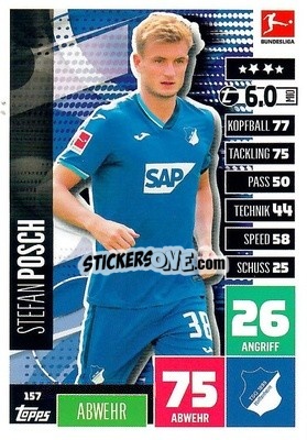Cromo Stefan Posch - German Football Bundesliga 2020-2021. Match Attax - Topps