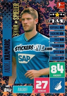 Cromo Andrej Kramaric - German Football Bundesliga 2020-2021. Match Attax - Topps