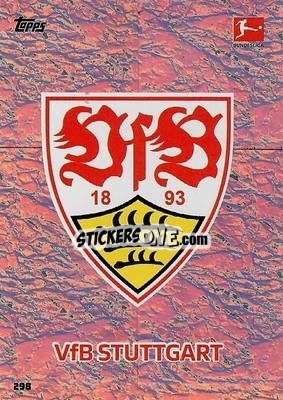 Sticker Clubkarte - German Football Bundesliga 2020-2021. Match Attax n. 298 - Topps