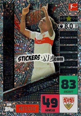 Sticker Daniel Didavi - German Football Bundesliga 2020-2021. Match Attax - Topps