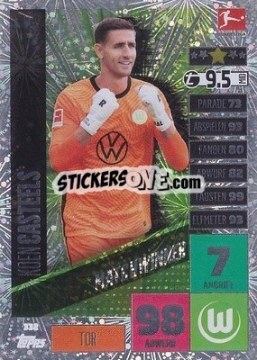 Cromo Koen Casteels - German Football Bundesliga 2020-2021. Match Attax - Topps