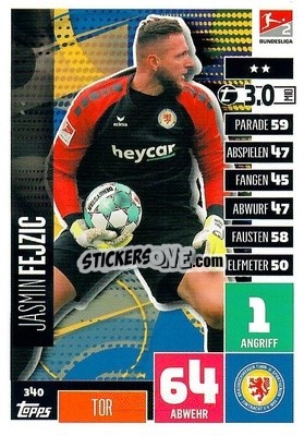 Figurina Jasmin Fejzic - German Football Bundesliga 2020-2021. Match Attax - Topps