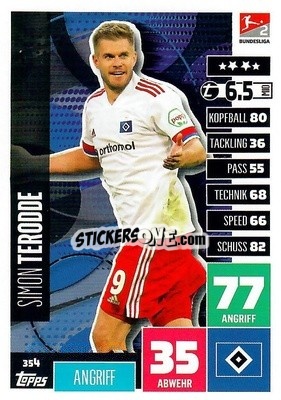 Sticker Simon Terodde - German Football Bundesliga 2020-2021. Match Attax - Topps