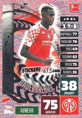 Figurina Moussa Niakhat - German Football Bundesliga 2020-2021. Match Attax - Topps