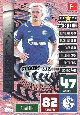 Sticker Bastian Oczipka - German Football Bundesliga 2020-2021. Match Attax - Topps