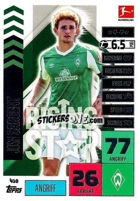 Cromo Josh Sargent - German Football Bundesliga 2020-2021. Match Attax - Topps