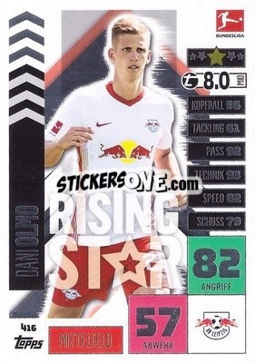 Figurina Dani Olmo - German Football Bundesliga 2020-2021. Match Attax - Topps