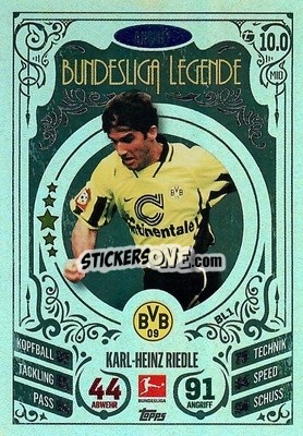 Cromo Karl-Heinze Riedle - German Football Bundesliga 2020-2021. Match Attax - Topps