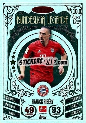 Figurina Franck Ribéry - German Football Bundesliga 2020-2021. Match Attax - Topps