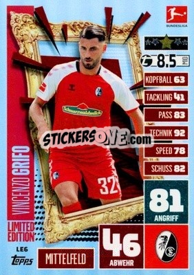 Sticker Vincenzo Grifo - German Football Bundesliga 2020-2021. Match Attax - Topps