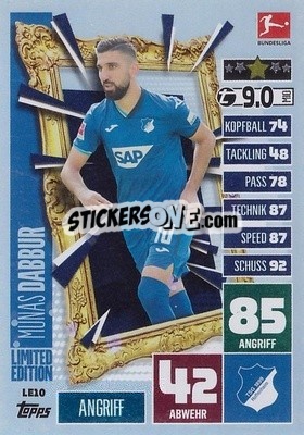 Sticker Munas Dabbur - German Football Bundesliga 2020-2021. Match Attax - Topps