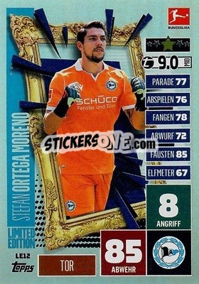 Cromo Stefan Ortega Moreno - German Football Bundesliga 2020-2021. Match Attax - Topps