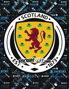 Sticker Scottish F.A. Logo - Scotland Official Campaign 2021 n. 1 - Panini