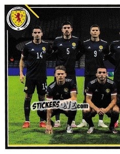 Sticker Team Photo - Scotland Official Campaign 2021 n. 2 - Panini