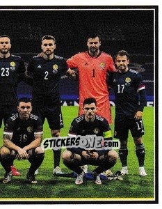 Sticker Team Photo - Scotland Official Campaign 2021 n. 3 - Panini