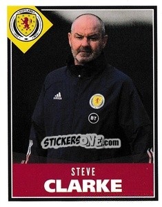 Figurina Steve Clarke - Scotland Official Campaign 2021 - Panini