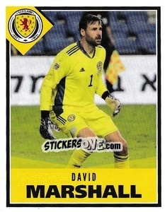 Sticker David Marshall - Scotland Official Campaign 2021 n. 6 - Panini