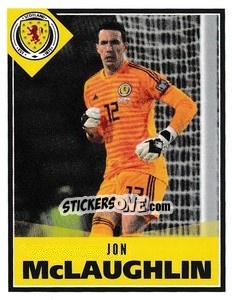 Sticker Jon McLaughlin - Scotland Official Campaign 2021 n. 7 - Panini
