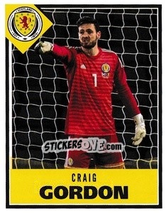 Sticker Craig Gordon - Scotland Official Campaign 2021 n. 9 - Panini