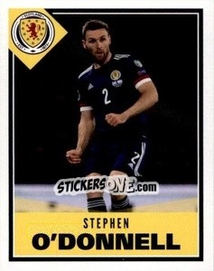 Sticker Stephen O'Donnell - Scotland Official Campaign 2021 n. 11 - Panini