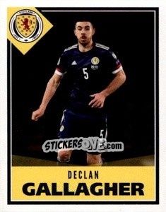 Figurina Declain Gallagher - Scotland Official Campaign 2021 - Panini