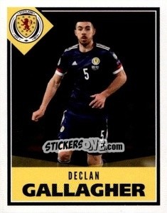 Sticker Declain Gallagher - Scotland Official Campaign 2021 n. 12 - Panini