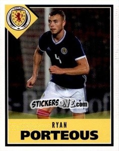 Sticker Ryan Porteous - Scotland Official Campaign 2021 n. 17 - Panini
