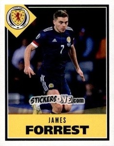 Sticker James Forrest - Scotland Official Campaign 2021 n. 20 - Panini