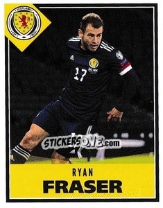 Sticker Ryan Fraser - Scotland Official Campaign 2021 - Panini