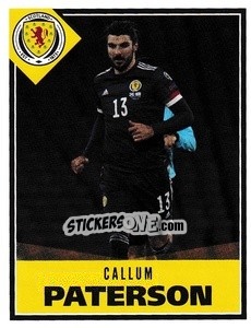 Sticker Callum Patterson - Scotland Official Campaign 2021 - Panini