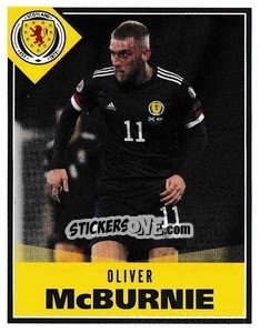 Cromo Oliver McBurnie - Scotland Official Campaign 2021 - Panini
