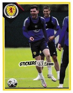 Sticker Andrew Robertson - Scotland Official Campaign 2021 n. 49 - Panini