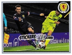 Sticker Stephen O'Donnell - Scotland Official Campaign 2021 - Panini