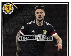 Sticker Liam Cooper - Scotland Official Campaign 2021 - Panini