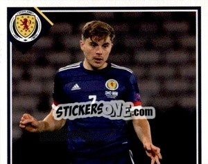 Sticker James Forrest - Scotland Official Campaign 2021 n. 90 - Panini