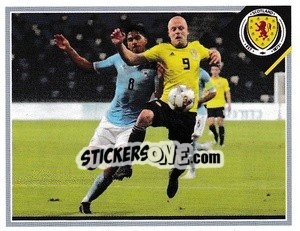 Sticker Andy Robertson v Israel 11 October, 2018 - Scotland Official Campaign 2021 n. 100 - Panini